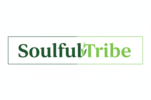 create a logo for SoulfulTribe with Soulful in hex #14532d and Tribe in hex #21c55e. Have it in rectangular size and with no background 